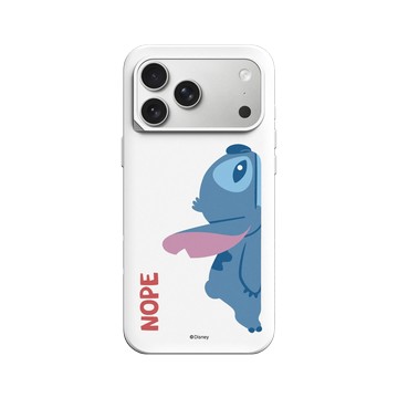 iPhone 17 Pro Max SolidX 白 - 迪士尼-史迪奇 Disney Stitch - 史迪奇 - 哼 NOPE