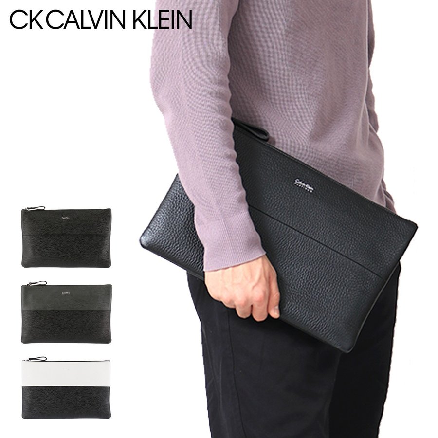 シーケー カルバンクライン セカンドバッグ デュオ 12 Ck Calvin Klein クラッチバッグ メンズ 本革 バイカラー Po5 通販 Lineポイント最大0 5 Get Lineショッピング