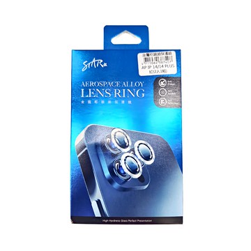 STAR 訊鋒科技 航太鋁金屬框鏡頭保護鏡 適用於iP 13/14 Plus 紅色  iPhone14/14 Plus  1組