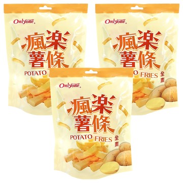 Onlyone 海龍王 瘋樂薯條  72g  3包