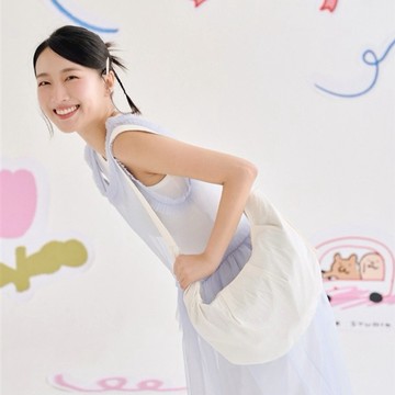 [快速出貨]【CACO】尼龍餃子半月包