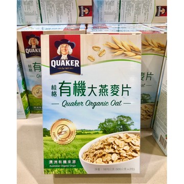 COSTCO好市多 桂格有機大燕麥片1.87kg