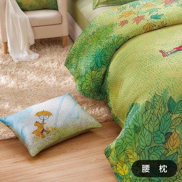 【繪見幾米】月亮忘記了 仰望天空 天絲 腰枕