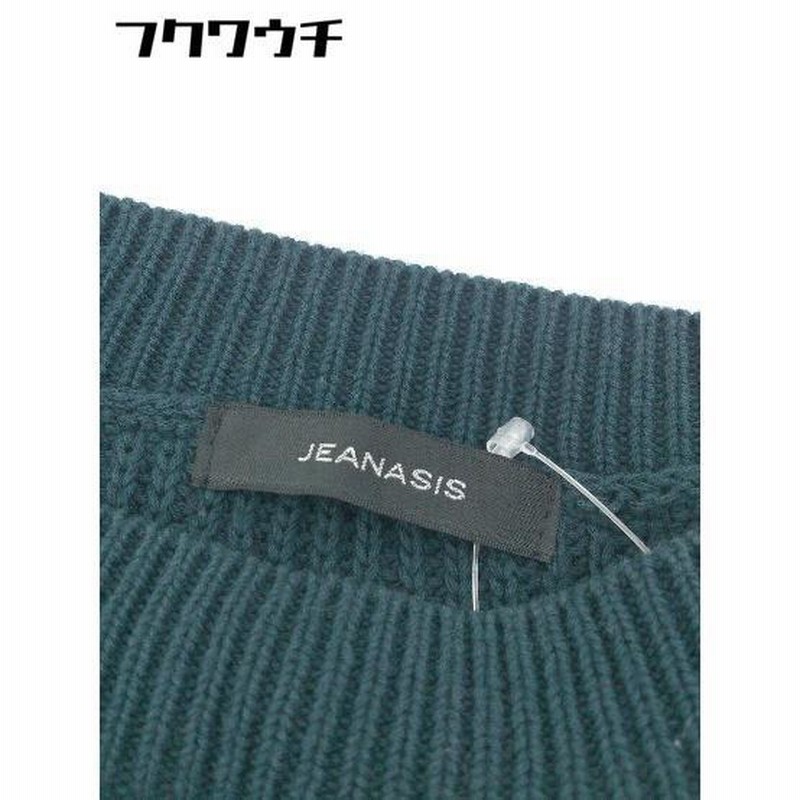 ◇ JEANASIS ジーナシス コットン ニット ベスト サイズF
