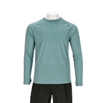 Nike Stride Waffle Crew 男款 湖水綠色 華夫格 運動 休閒 長袖 HV2706-017