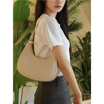 腋下半月包2025秋季新款簡約單肩包高級感法棍包斜挎時尚通勤女包