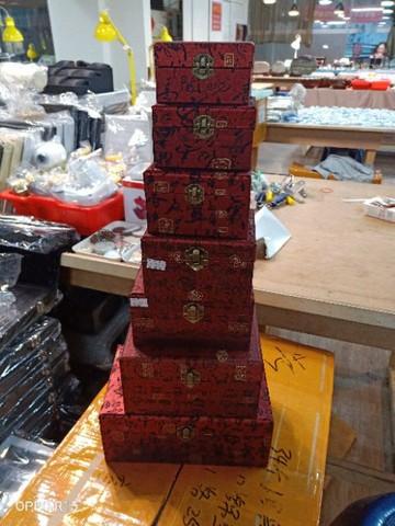 遇見~中國風古字錦盒 木盒 擺件收藏盒 珍藏玉器包材 首飾盒 佛珠盒 沉香盒 錦盒 錦囊 佛珠 文玩 核桃  玉器 手把