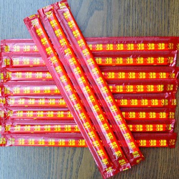 紅色喜慶一次性筷子加長加粗衛生小圓連體外賣打包方便筷便宜尖筷