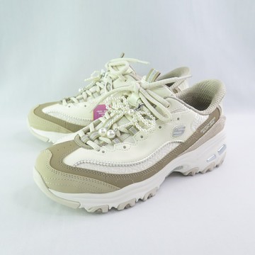 Skechers 150559NTTP 女休閒鞋 D LITES 老爹鞋 瞬穿 厚底 自然/灰褐【iSport愛運動】
