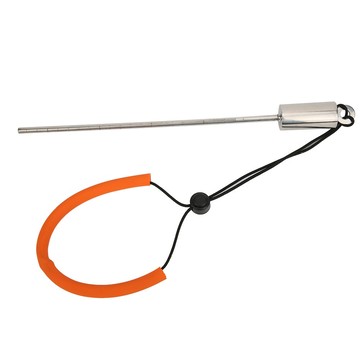 [waroom01] 不銹鋼潛水棒指針桿刻度水下敲棒配件帶橙色掛繩