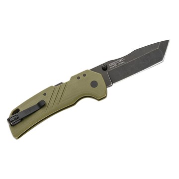 美國 Cold Steel 冷鋼折刀ENGAGE 劍型ATLAS鎖定 4116鋼軍綠柄 CSFL30DPLTBGZ 3吋  軍綠  1個