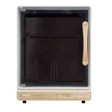 【Nuby】紫外線殺菌烘乾機 奶杏色 2年保固｜殺菌 負離子 烘乾功能 奶茶色系