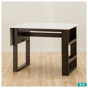 ◎可伸縮餐桌 ROPIA2 WH/DBR NITORI宜得利家居