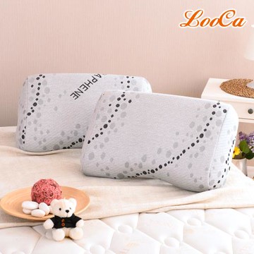 【特談】LooCa 石墨烯正側睡HT乳膠舒眠健康枕(1入)