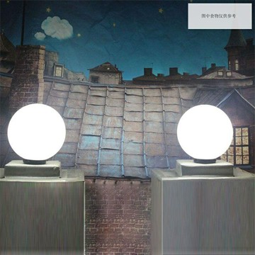 CC2 接電款戶外防水圍牆燈柱頭燈大門別墅燈柱子燈景觀燈庭院燈圓球燈 燈