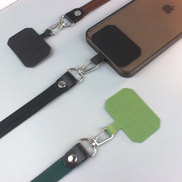 網紅百搭手機殼固定卡片手機掛繩掛脖繩創意男女防丟背貼片長吊繩
