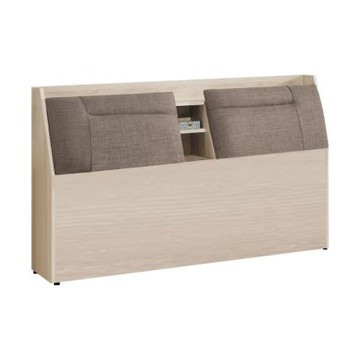 文創集 法緹西6尺雙人加大亞麻布床頭箱(不含床底＋不含床墊)-185x30x99cm免組