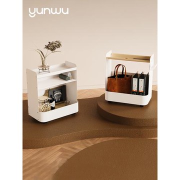 云物生活運動收納推車辦公桌置物架筐放包帶輪子健身器材書可移動