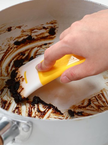 廚房清潔硅膠抹刀耐高溫鏟子家用一體式烘焙工具奶油蛋糕刮板