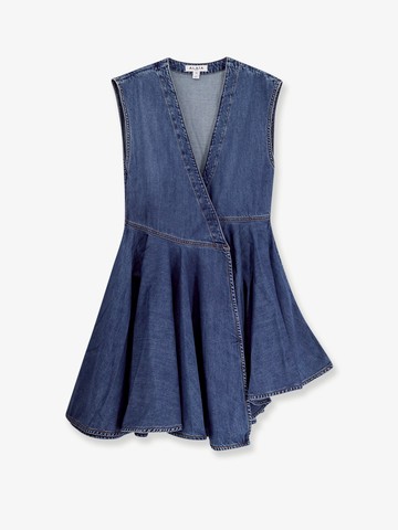 Wrap denim dress - ALAIA - gender_Woman