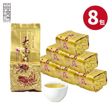 【茶曉得】大禹嶺高冷烏龍茶8件組(1斤)