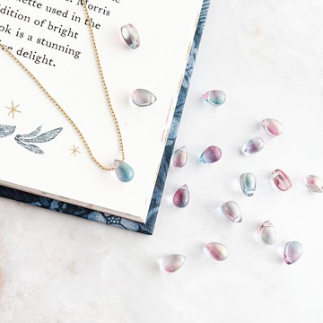 小夕陽水滴頸鍊 SV410