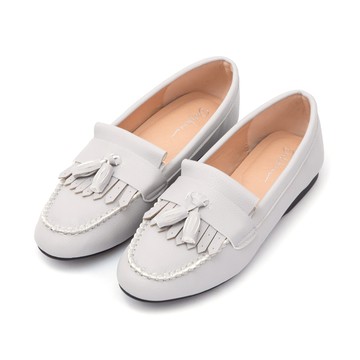 D+AF 倫敦風格4D氣墊流蘇樂福鞋