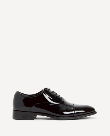 Kenneth Cole | Site Exclusive! Tully Patent Leather Cap Toe in Black, Size: 11