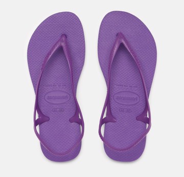 havaianas 哈瓦士 巴西人字拖 女款 Sunny II 紫 涼鞋 拖鞋 夾腳拖【南風百貨】