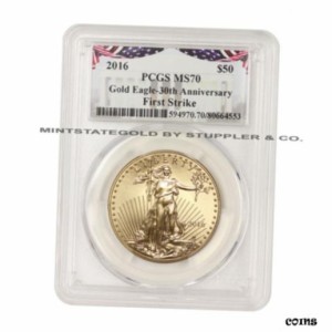 アンティークコイン NGC PCGS American Gold Eagle MS70 First Strike 30th Anniv Banner