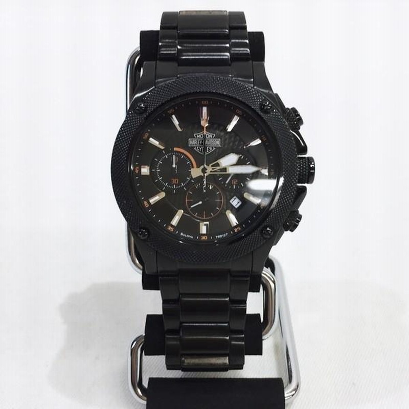 Harley Davidson×BULOVA 【men5142】 クロノグラフ 78B127