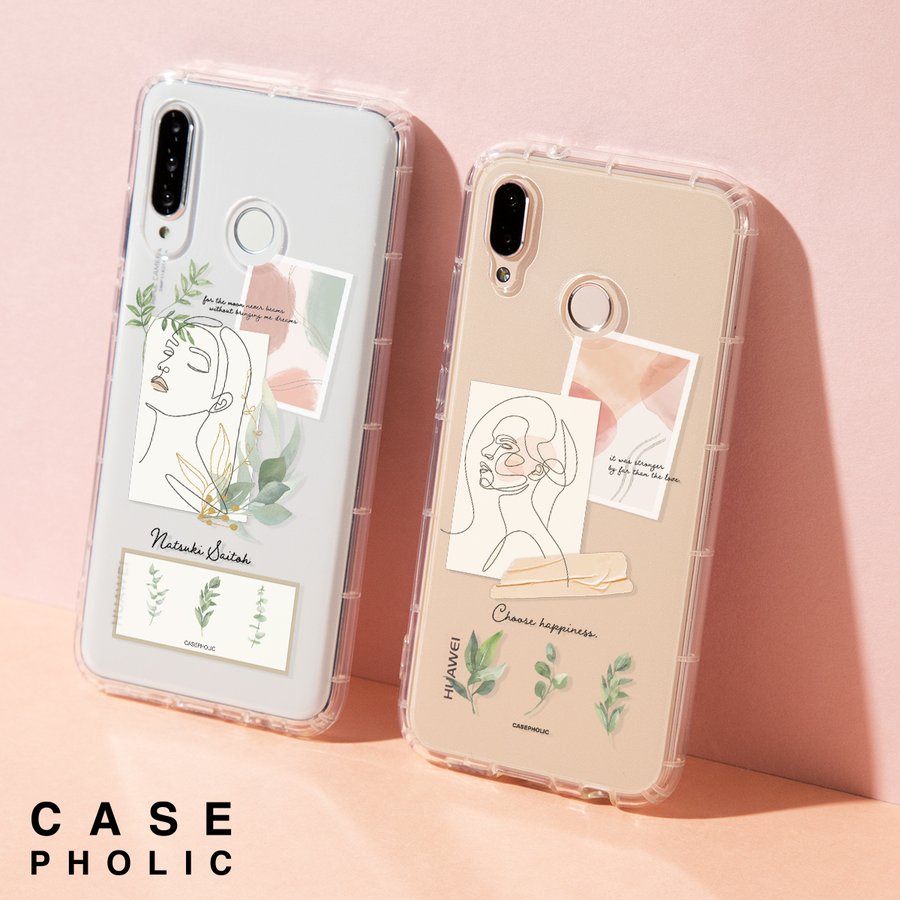 Huawei P30 Lite ケース P Lite ケース カバー スマホケース 韓国 かわいい おしゃれ 人気 アート 女性 線画 コラージュ 耐衝撃 通販 Lineポイント最大0 5 Get Lineショッピング