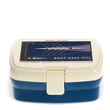 英國 Rex London - 卡扣式兩層午餐盒/便當盒/野餐盒-划船比賽