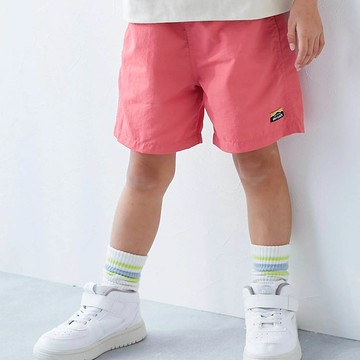 日本 devirock - 防潑水輕便快乾休閒短褲-桃粉