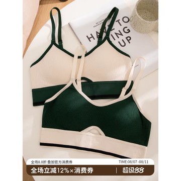 胸罩女小胸聚攏夏天運動內衣女夏季薄款防震防下垂外穿文胸無鋼圈
