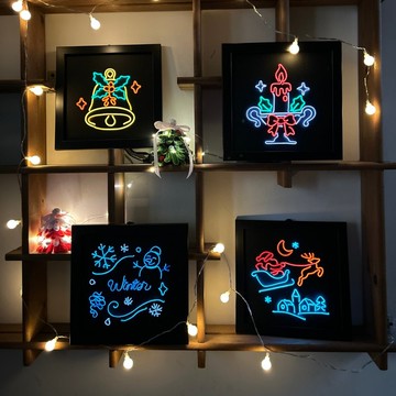 手作DIY材料包 霓虹燈 佈置裝飾