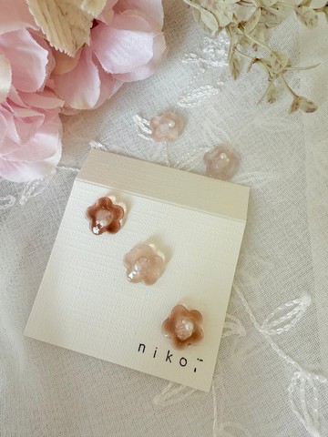 手作耳環 花  日本手作家