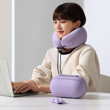 【EVERY THINK】旅行出遊三件組 (捲捲U型枕+好眠眼罩+降噪耳塞)