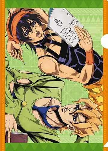 Nalauncha&Fugo A4文件夾JOJO的奇妙冒險第五部黃金之風