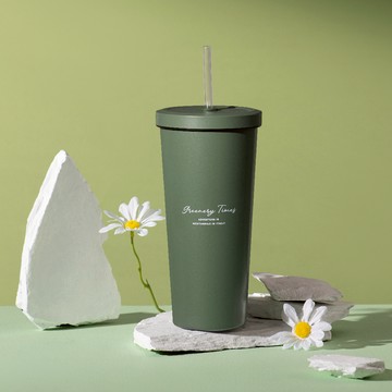 小莊園系列 二代陶瓷易潔層吸管杯710ml