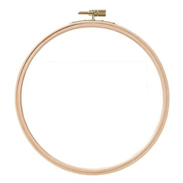 Clover 可樂牌 刺繡框 15cm  木色  1個