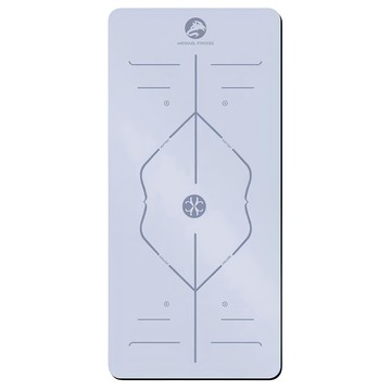 MICHAEL FITNESS 麥克健身 PU瑜珈墊 天然橡膠  183 x 68 x 0.5cm  霧霾藍  1個