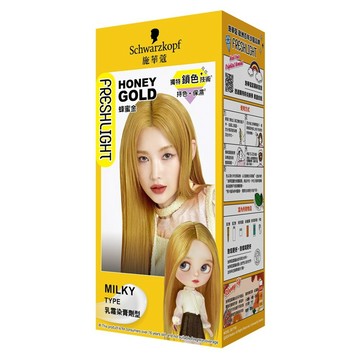 Schwarzkopf 施華蔻 FRESHLIGHT 染髮霜  蜂蜜金  1盒