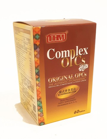 THM 台灣康醫 康式普拿 美法複方專利製程松樹皮萃取物 OPCS 60錠/盒 (台灣製造)