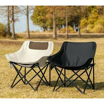 簡單生活。 戶外必備～便攜月亮椅 戶外折疊椅子 便攜式露營野餐折疊椅 野餐月亮椅 戶外月亮椅 折疊椅 月亮椅 導演椅