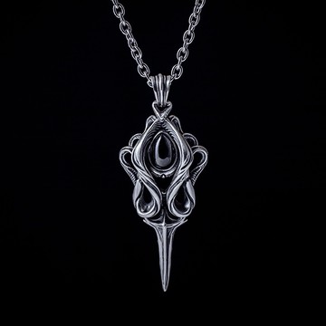 【JK銀飾】鎮魂曲．歸虛／925純銀-吊墜