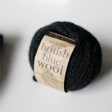 25克一團價英國ERIKA KNIGHT BRITISH BLUE WOOL藍臉萊斯特羊毛