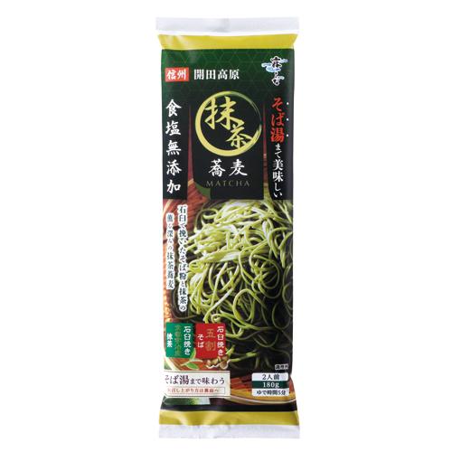 はくばく　そば湯まで美味しい蕎麦　抹茶　180g×10個