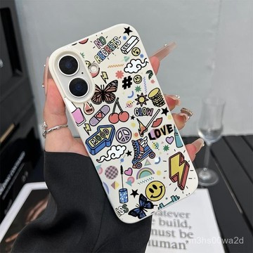 卡通塗鴉 防摔 適用蘋果iphone 78p xr i11 i12 13 14 15 16 pro max手機殼
