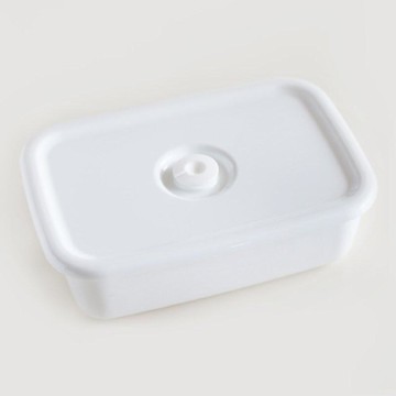 WFM-L 方形琺瑯密封保鮮盒 1180ml 『白』 K475131